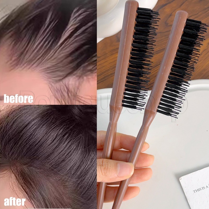[ แนะนํา] Bristle Salon Comb - หวีทําความสะอาดหนังศีรษะแบบคงที่ - แปรงหวีผมนวด - อุปกรณ์การเดินทาง - เครื่องมือจัดแต่งทรงผม - สําหรับผู้หญิงและห