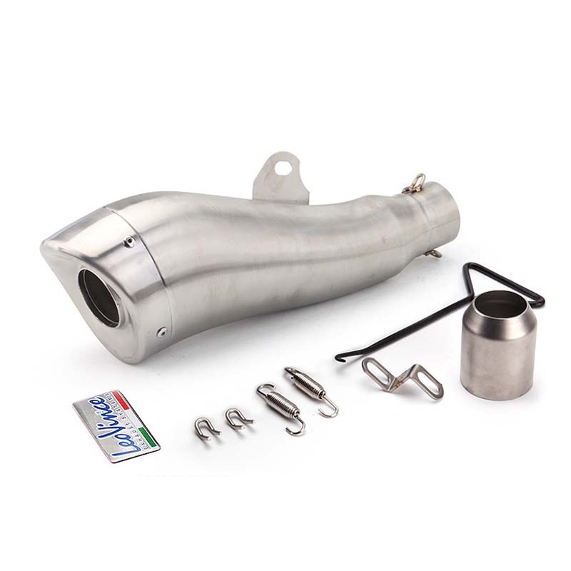 51 มม./2" ID ท่อไอเสียท่อ LeoVince Mufflers Canisters พร้อม Removablr DB Killer