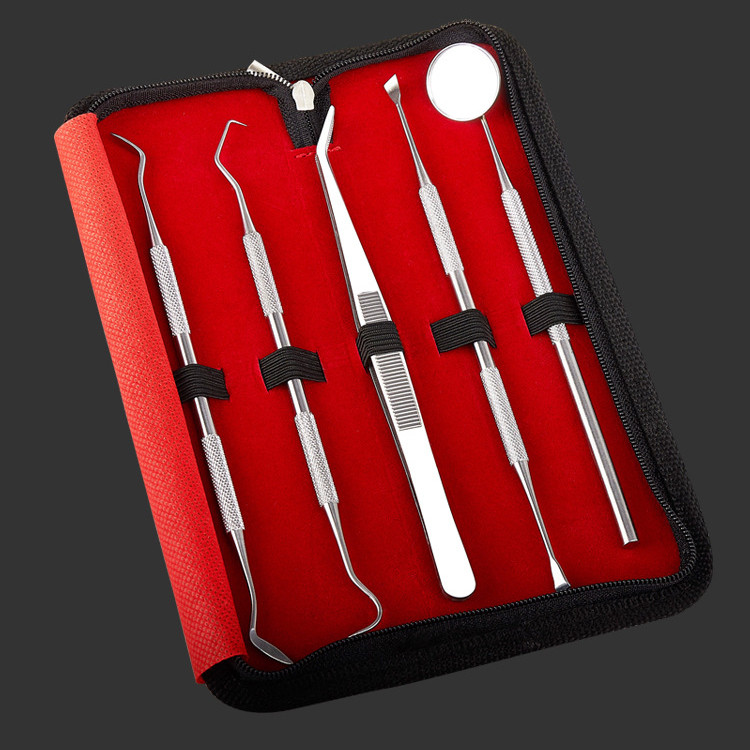 เครื่องมือสุขอนามัยทันตกรรม Sickle Shape ทันตแพทย์ Tartar Scraper Scaler อุปกรณ์ทันตกรรมแคลคูลัส Pla