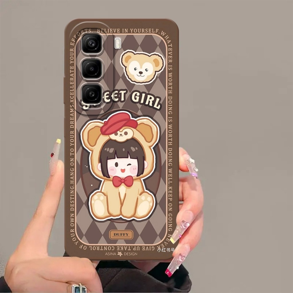 HP Ready เคสโทรศัพท์สําหรับ Infinix Hot 50 Infinix Hot 50 Pro Plus เคสโทรศัพท์ Softcase CARTOON PICT