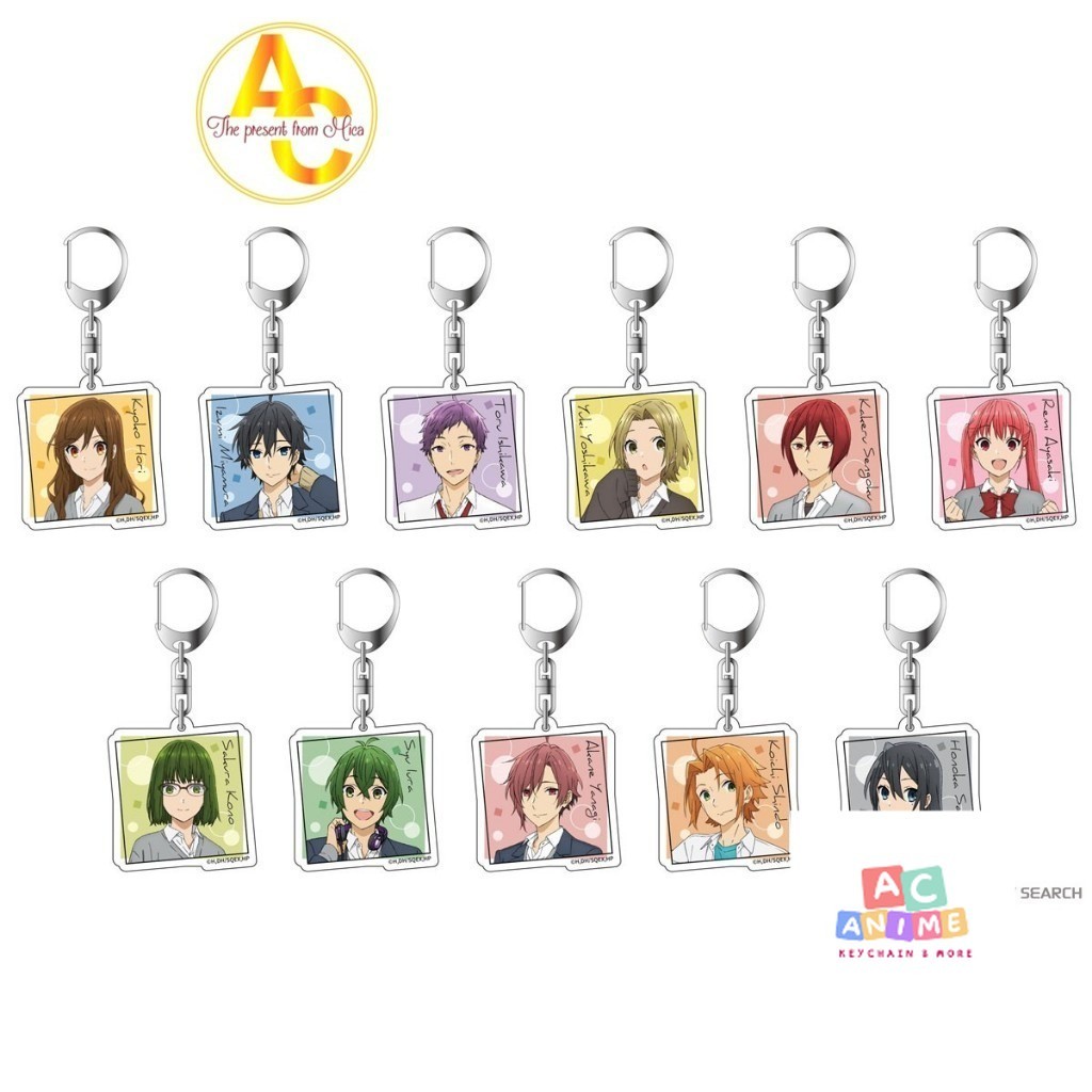 (Mica in acrylic) พวงกุญแจ HORIMIYA ver ANIMAL EARS