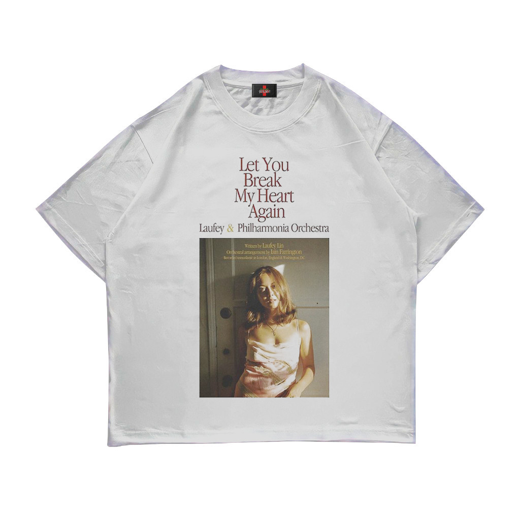สตาร์เพอร์สัน | เสื้อยืด LAUFEY LET YOU BREAK MY HEART AGIN 24S | ไม่จํากัดเพศ ไม่จํากัดเพศ ไม่จํากั