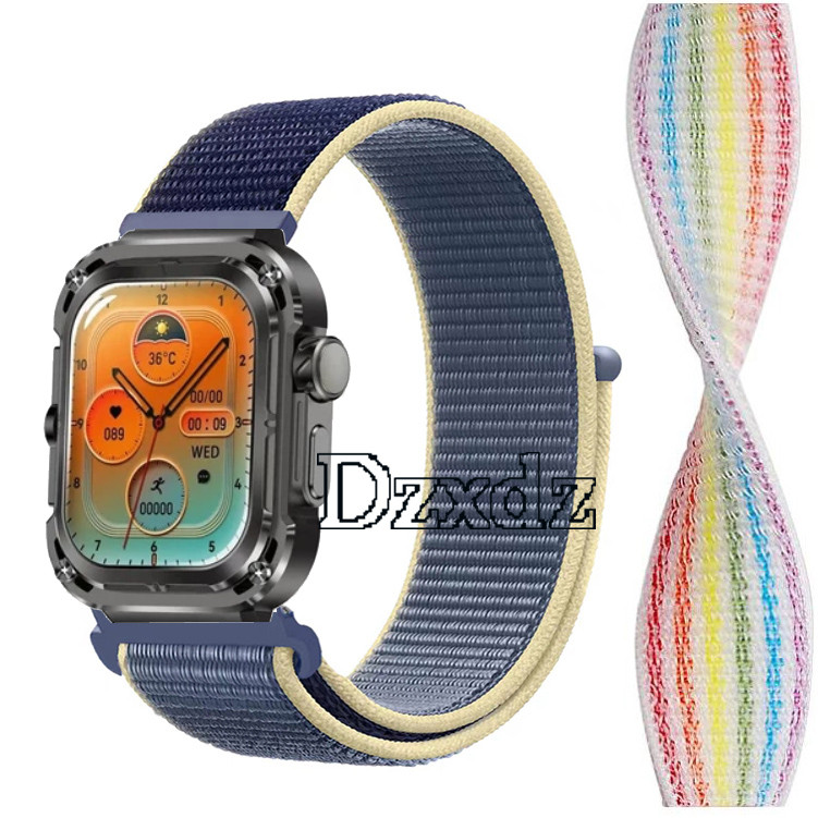 สําหรับ Z85 Max / Z85 Max Ultra / Z83 / Z83 Max / Z79 Max Ultra Smart Watch Strap Nylon Loop Band สร