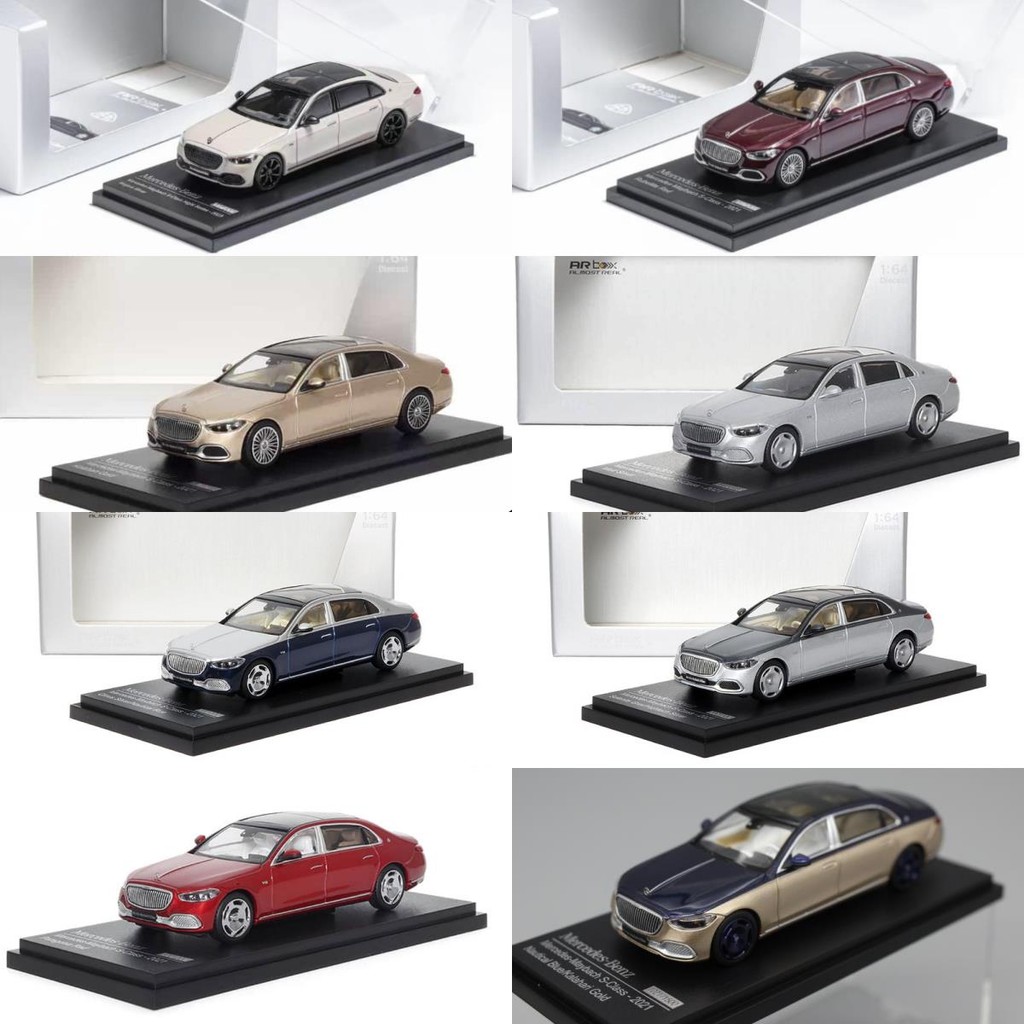 Like Real AR box 1: 64 โมเดลรถ Mercedes-Benz S-Class S-Class 7th Generation S680 McBach Z223