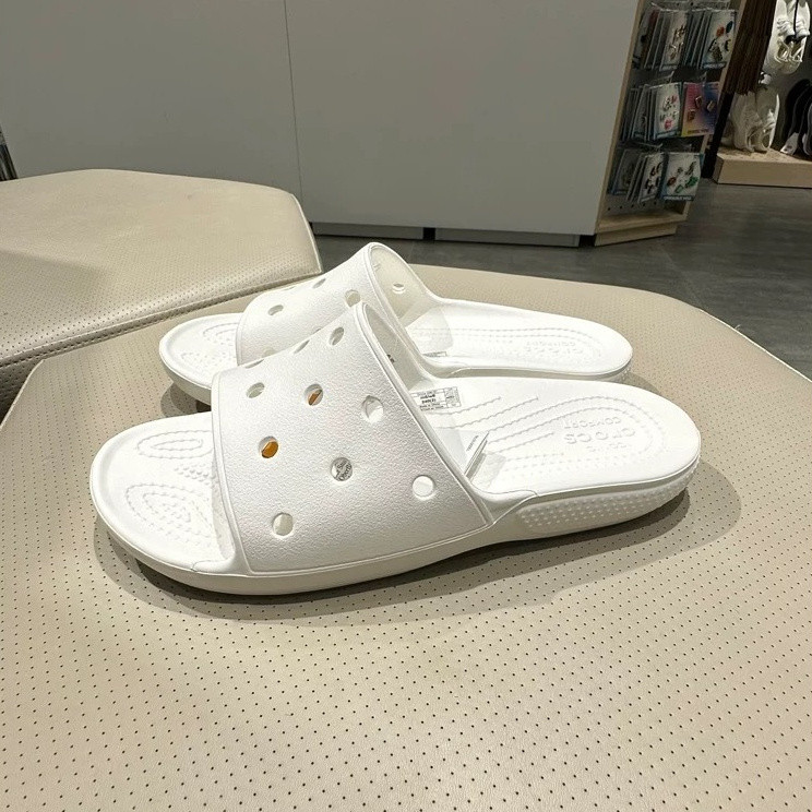 รองเท้าแตะคลาสสิกสําหรับผู้ใหญ่สไลด์สีดํากลางแจ้งลุยหลุมรองเท้าแสงระบายอากาศชายหาดที่เหมาะสมเดินทาง - รูปที่ 3