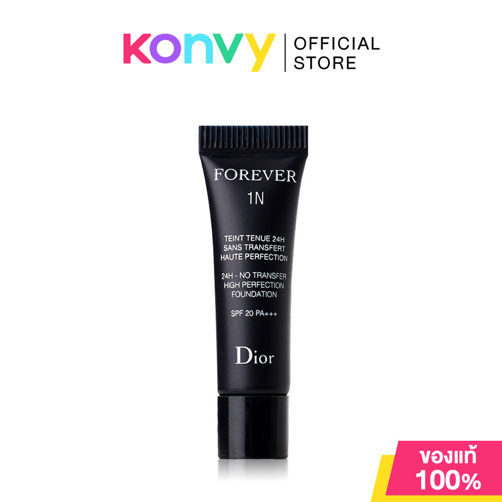 Dior Forever 24Hr No -Transfer 24h Wear Matte Foundation SPF20 PA+++ 2.7ml #1N Neutral รองพื้นที่ไม่