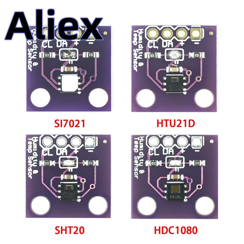 Hdc1080 SI7021 SHT20 อุตสาหกรรมเซ็นเซอร์ความชื้นความแม่นยําสูงพร้อมอินเทอร์เฟซ I2C GY-213V-SI7021