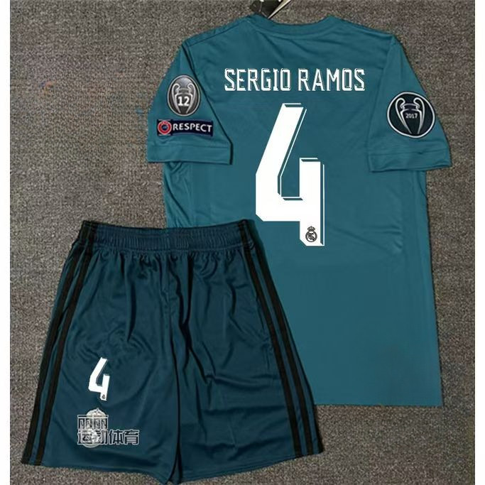 เสื้อฟุตบอลเด็ก Retro Style Ronaldo 7# REAL MADRID THIRD