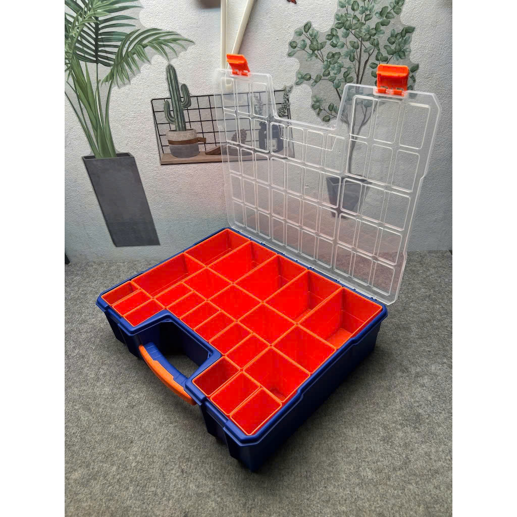 WADFOW กล่องเก็บชิ้นส่วนทําจากพลาสติก PP ทนทาน ช่องถอดได้ WTB1311 WTB1322 WTB1611 WTB1622