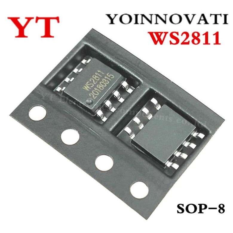 100 ชิ้น/ล็อต WS2811S WS2811 SOP-8 IC คุณภาพดีที่สุด
