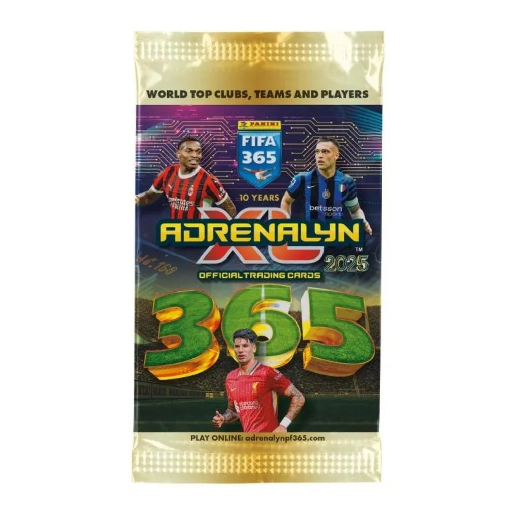 นายอินทร์ การ์ดสะสมฟุตบอล ฟีฟ่า 365 2025 อดรินาลีน เอ็กซ์แอล สินค้าลิขสิทธิ์แท้ จำนวน 1 ซอง