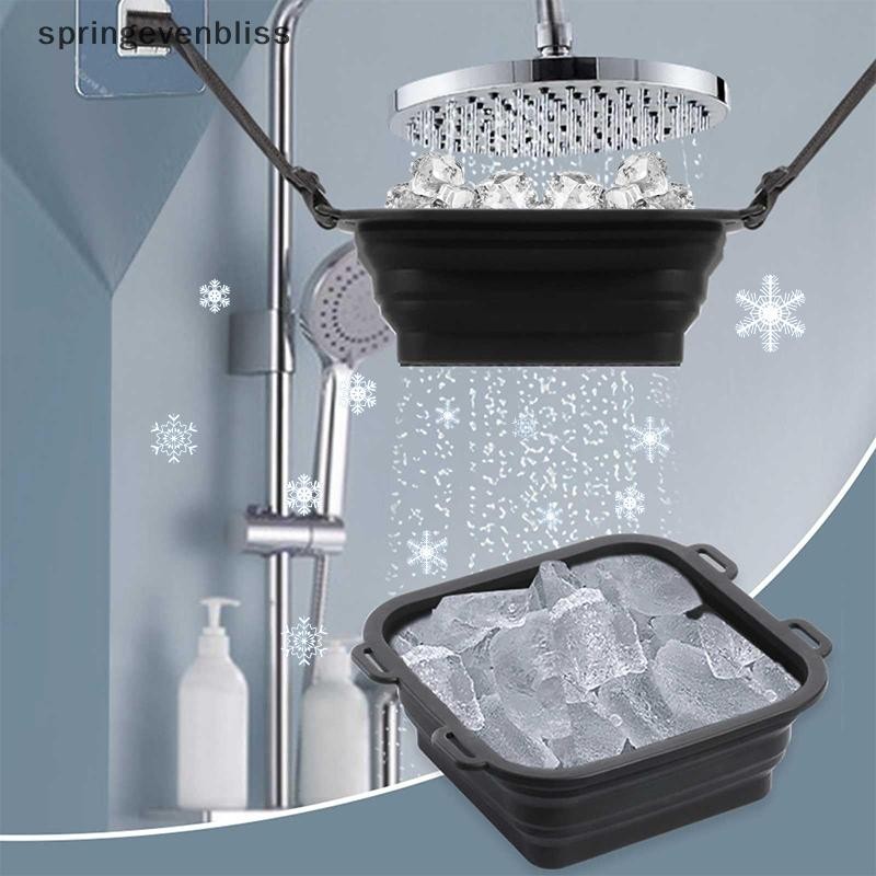 Springevenbliss Arctic Ice Shower Ice Bath Water Chiller, Rapid Cooling แบบพกพา Ice Bath, พับซิลิโคน