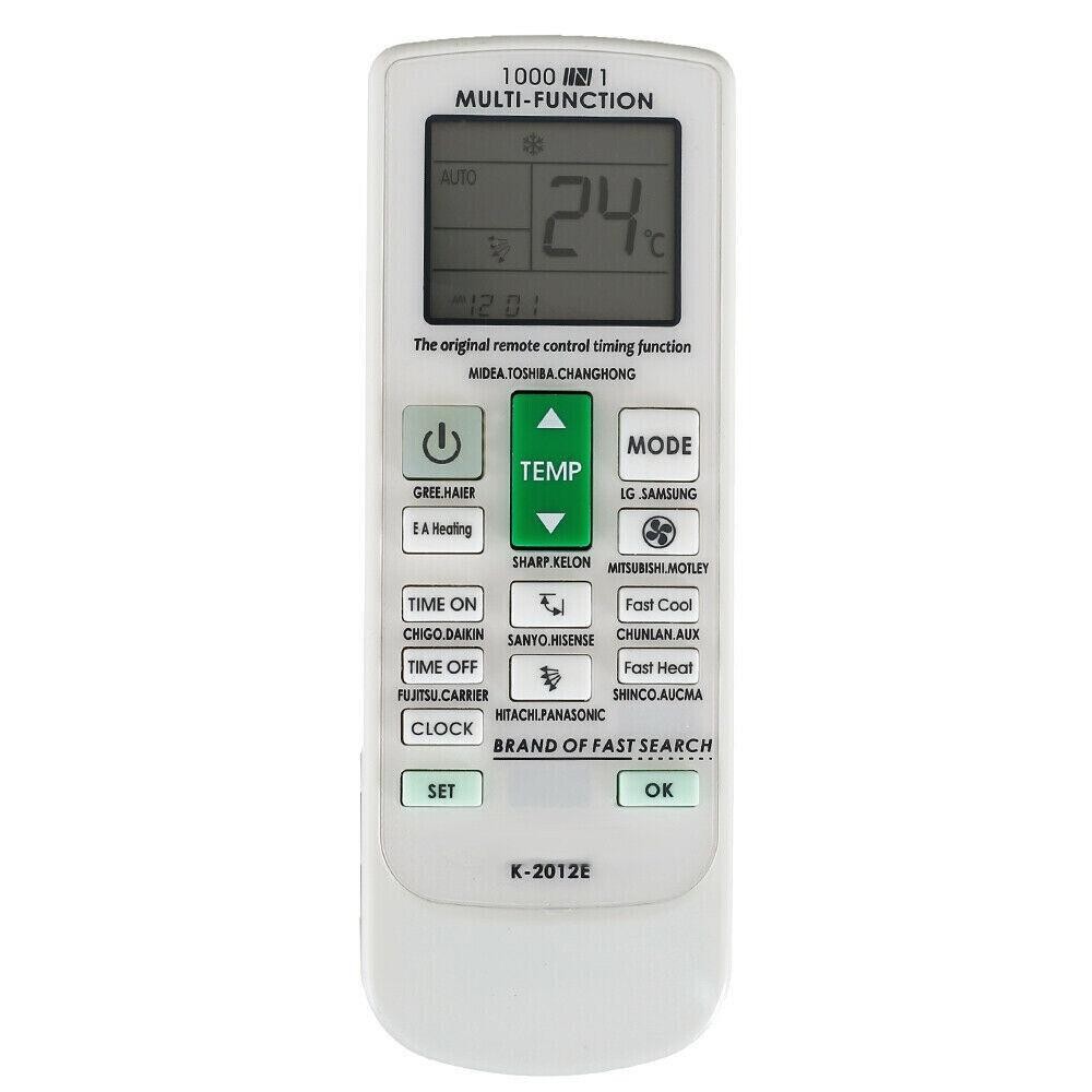 ใช้สําหรับใหม่ K-2012E Universal Remote 1000 in 1 สําหรับเครื่องปรับอากาศ A/C
