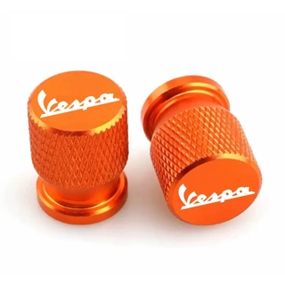 2 ชิ้นสําหรับ Vespa Sprint 150 Primavera 150 Vespa GTS Super Sei Giorni Universal Crown ล้อวาล์วครอบคลุม Air กันฝุ่นกันน้ํารถจักรยานยนต์ยางวาล์วหมวก