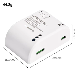 Tuya โมดูลสวิตช์รับสัญญาณ Wifi ไร้สาย 1/2/4CH DC 7-32V 5V 12V 24V 220V RF 10A