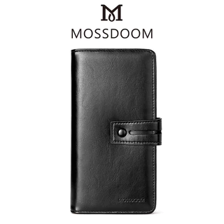 MOSSDOOM Dompet Wanita Serbaguna กระเป๋าสตางค์ใบยาว กระเป๋าสตางค์สุภาพสตรี
