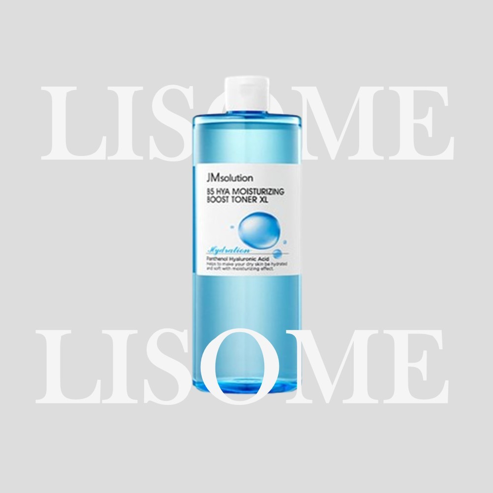 JM Solution B5 Hyaluronic Moisturizing Boost Toner XL 500ml ใบหน้าให้ความชุ่มชื้นสิวผิวหน้าเกาหลี