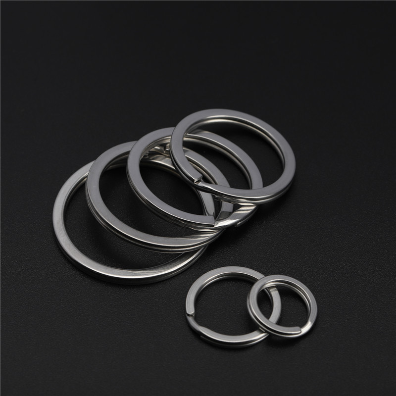 สแตนเลสแหวนกุญแจรูรับแสงแหวนแบนแหวนกุญแจสแตนเลส304/316แหวนที่สําคัญไม่เป็นสนิมไม่จางหาย - รูปที่ 2