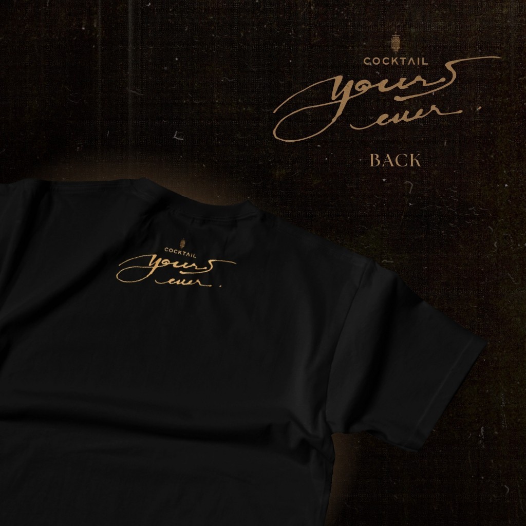 🎀t 【HOT】💖💖 GMM MUSIC : T-SHIRT Cocktail อัลบั้ม Yours Ever S-5XL