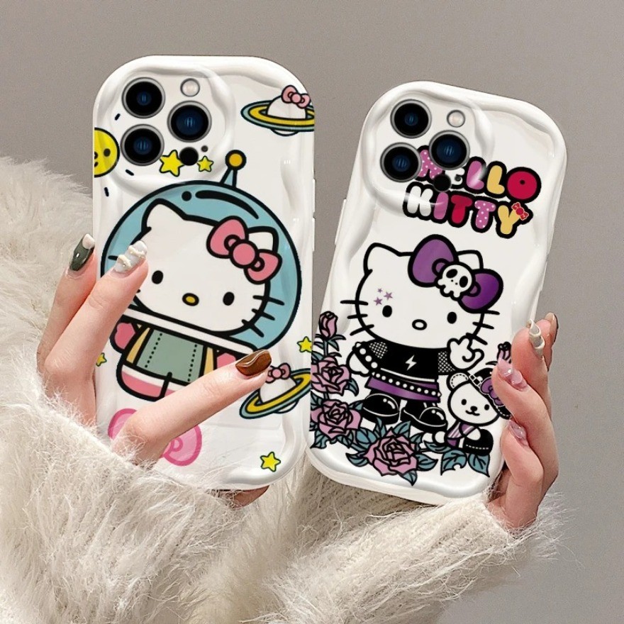 Hello Kitty การ์ตูน Art เคสโทรศัพท์สําหรับ OPPO A3S A5 AX5 A5S AX5S A7 AX7 A12 A12e A8 A5 A9 2020 Wa