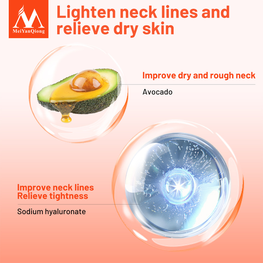 MeiYanQiong FDA ครีมทาคอ ครีมบำรุงคอ ลดเรือนริ้วรอย กระจ่างใส ยกกระชับผิวหย่อนคล้อย 40g - รูปที่ 3