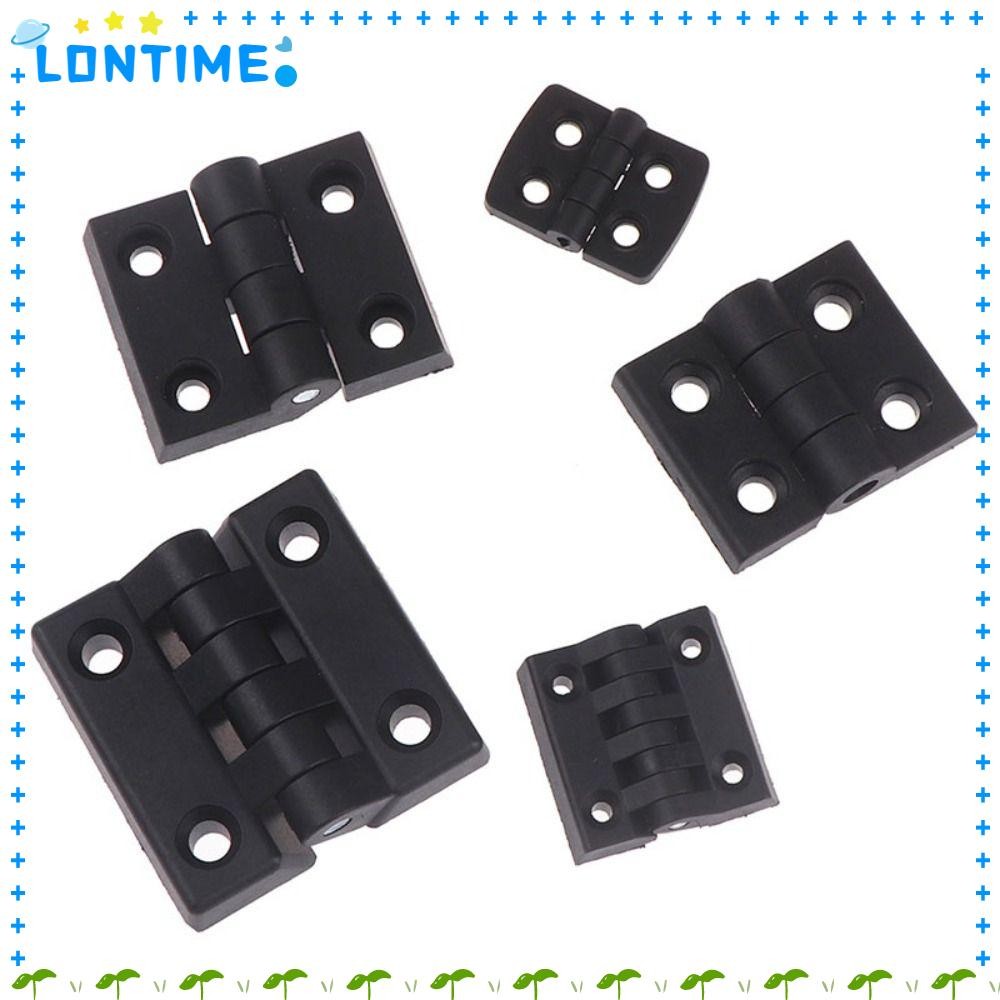 LONTIME บานพับประตูพลาสติก,พลาสติก ABS สีดําบานพับขนาดเล็ก,ฮาร์ดแวร์มืออาชีพทนทานสวมใส่บานพับประตูตู้สําหรับเฟอร์นิเจอร์