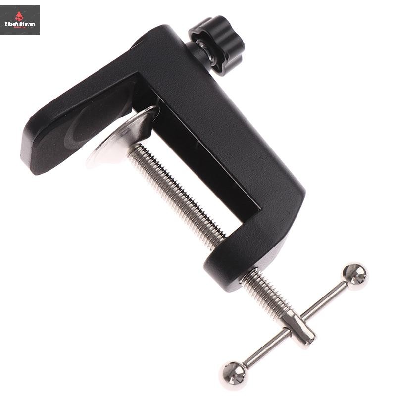 COD 1PC Heavy-Duty Metal Table Mounting Clamp สําหรับไมโครโฟน Table Lamp Stand Holder ใหม่