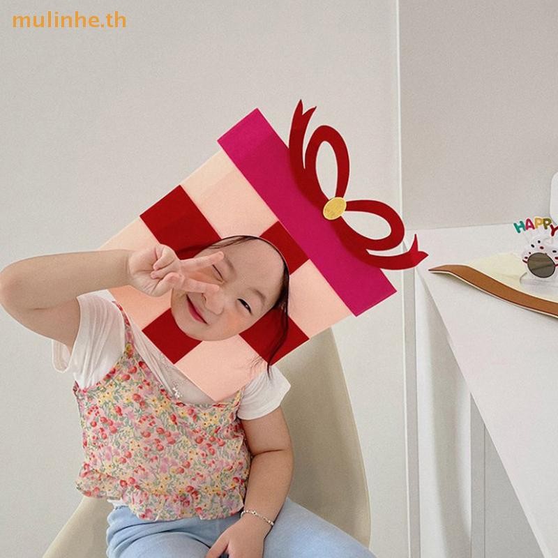 MULINHE อุปกรณ์งานเลี้ยงวันเกิดหมวกตลก Ins Felt หมวกวันเกิด Creative Party พร้อมเชือกเด็ก Party Party Photo Props TH - รูปที่ 4