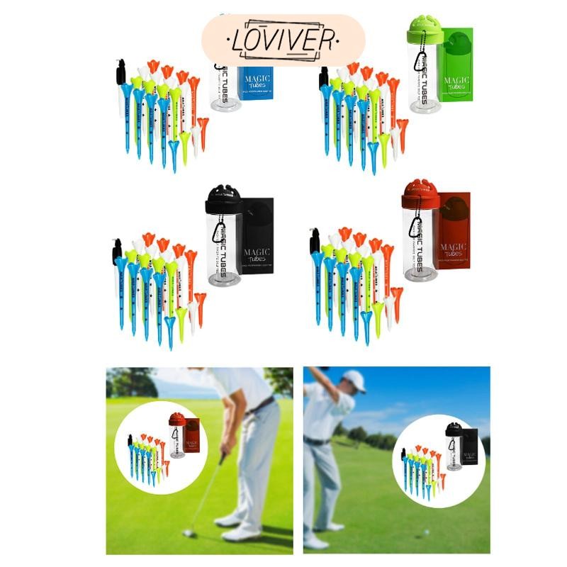 20 ชิ้น Tees Golfer ของขวัญ Golfing Tees สําหรับฝึกซ้อมกลางแจ้ง