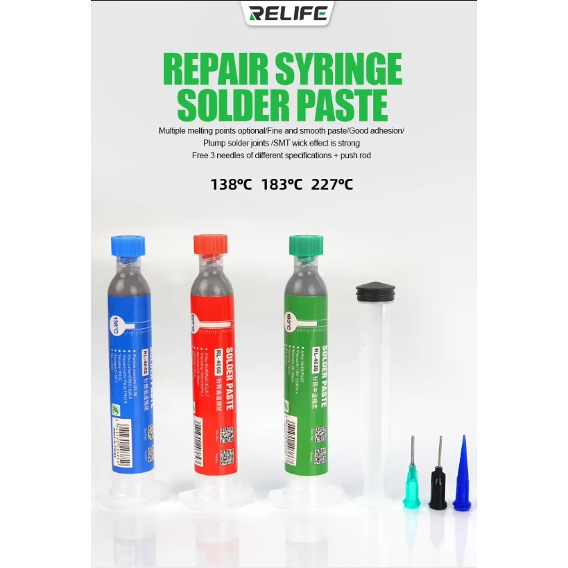 RELIFE ตะกั่วเหลว ต่ํา/กลาง/สูงอุณหภูมิบัดกรีดีบุก