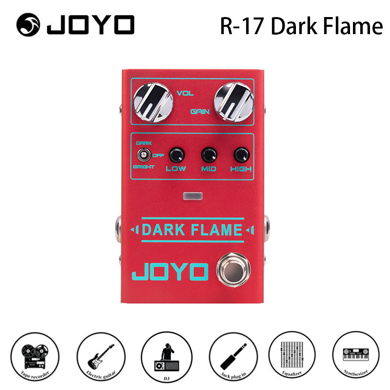 JOYO R-17 Dark Flame Distortion Guitar Effect Pedal R 17 Dark Flame
