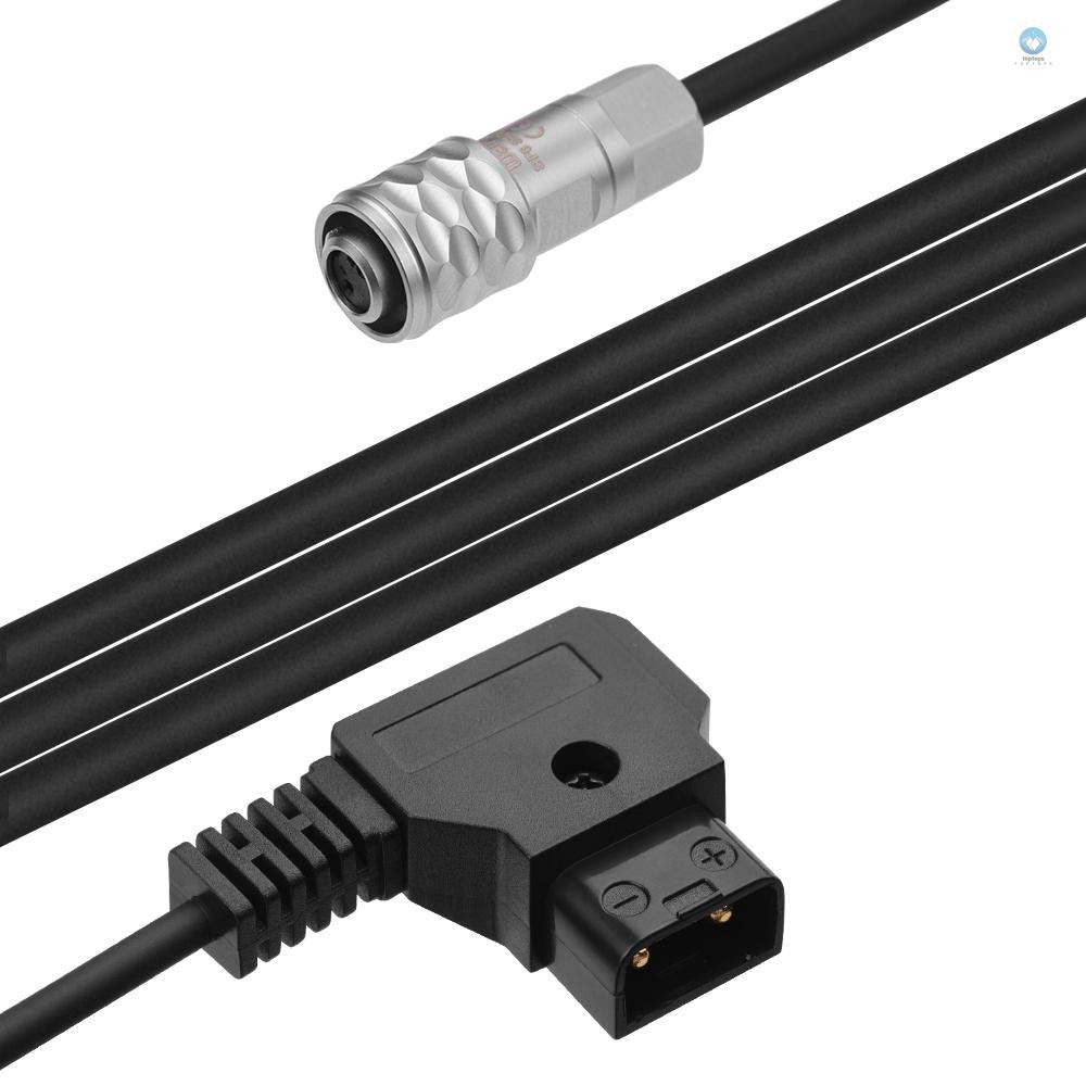 Andoer D-Tap ถึง BMPCC 4K 2 Pin ล็อคสายไฟสําหรับ Blackmagic Pocket Cinema กล้อง 4K V Mount แบตเตอรี่