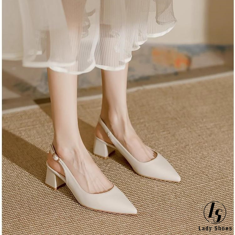 [LS]  รองเท้าแตะส้นสูงผู้หญิง  รองเท้าแตะผู้หญิง สวมใส่สบาย 2 นิ้วรองเท้าแต่งงานสีขาว