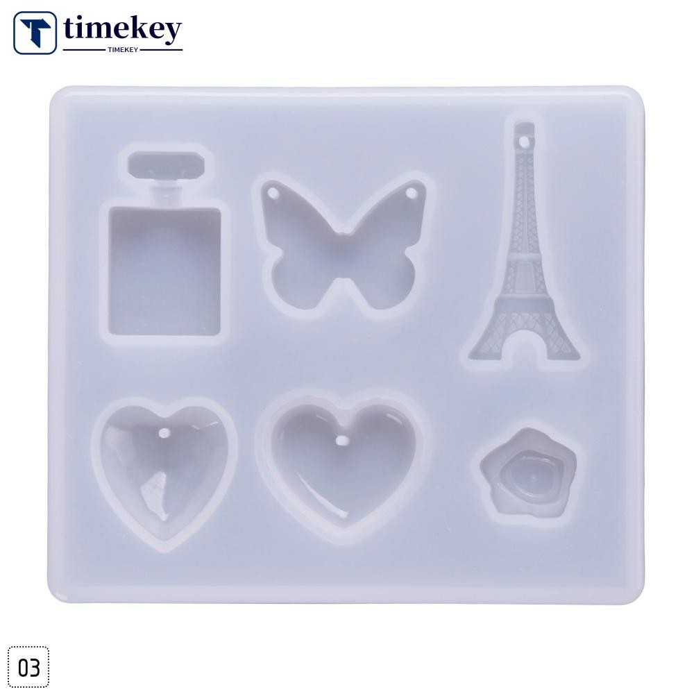 TME 1PC DIY สร้อยคอ Pendent ซิลิโคน Mould เรซิ่นหัตถกรรมเครื่องประดับทําแม่พิมพ์ตกแต่ง