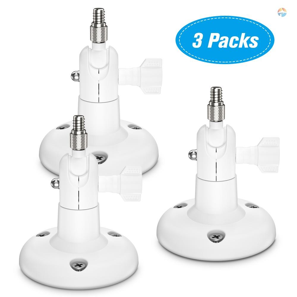 3 แพ็คปรับ Wall Mount สําหรับ ARLO HD/ARLO PRO/ARLO PRO2/ARLO GO/ARLO ULTRA/WYZE CAM PAN บ้านกล้องยึ