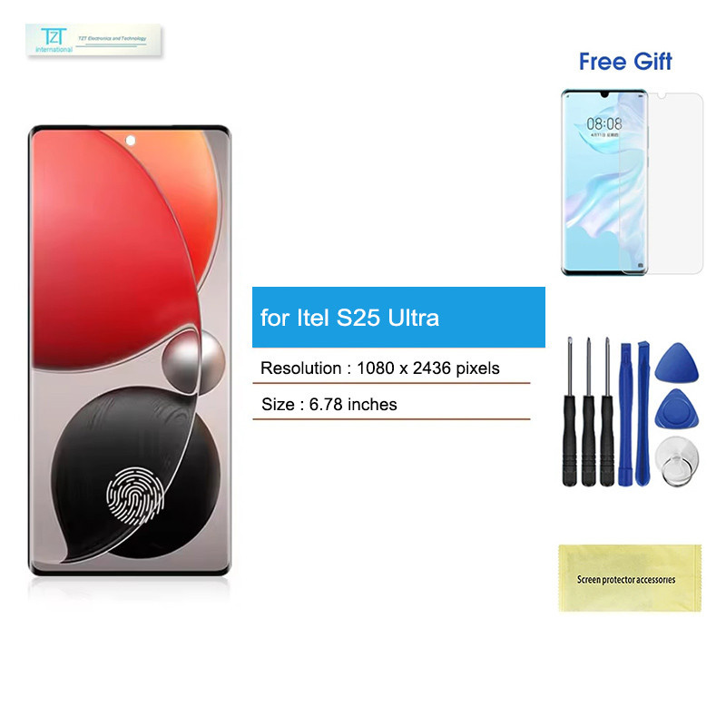 <พร้อมกรอบ> Amoled จอ lcd for Itel S25 Ultra หน้าจอ แท้ OLED/Amoled