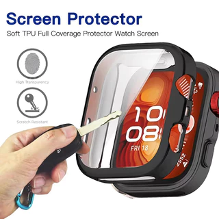 เคสซิลิโคนสําหรับ Huawei Watch Fit 5 Pro TPU เปลือกป้องกันสําหรับ Huawei Watch Fit 4 Pro สมาร์ทวอท์ชฝาครอบป้องกัน