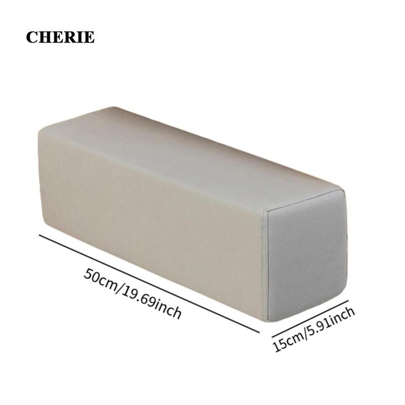 [Cherie] หมอนข้างส่วนที่เหลือแขนด้านข้างสี่เหลี่ยมพร้อมหมอนอิงปลอกหมอนซักได้สําหรับรถโซฟา - รูปที่ 5