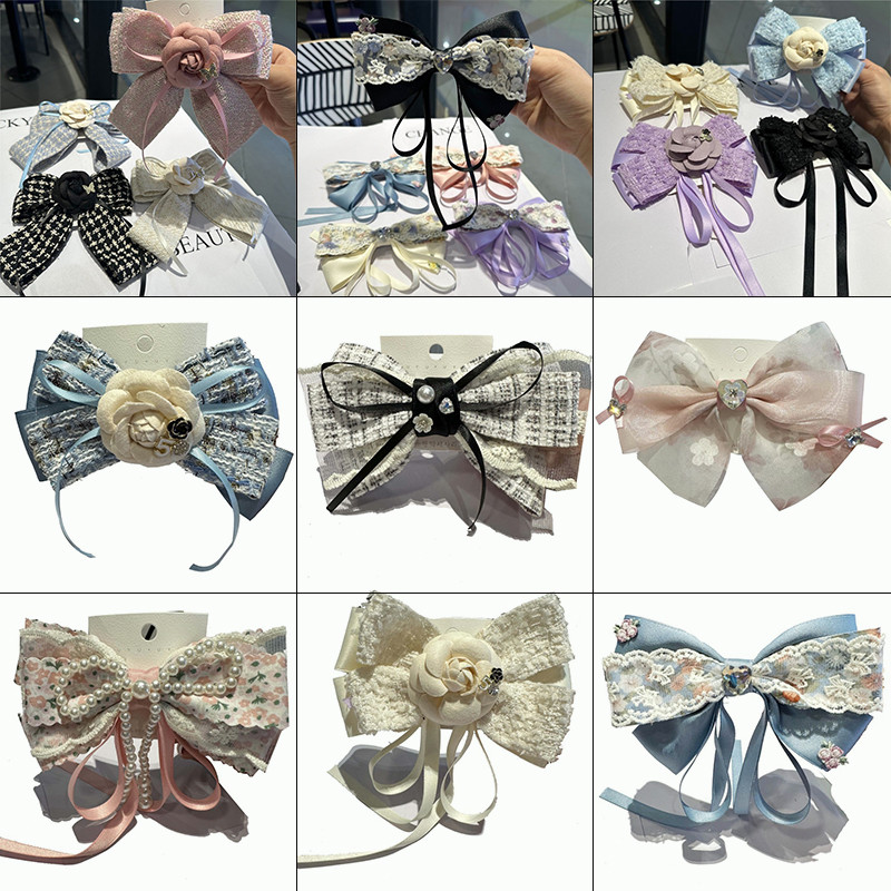 กิ๊บติดผมทรงโบว์ vintage สไตล์วิทยาลัย สำหรับงานแต่งงานและ.party