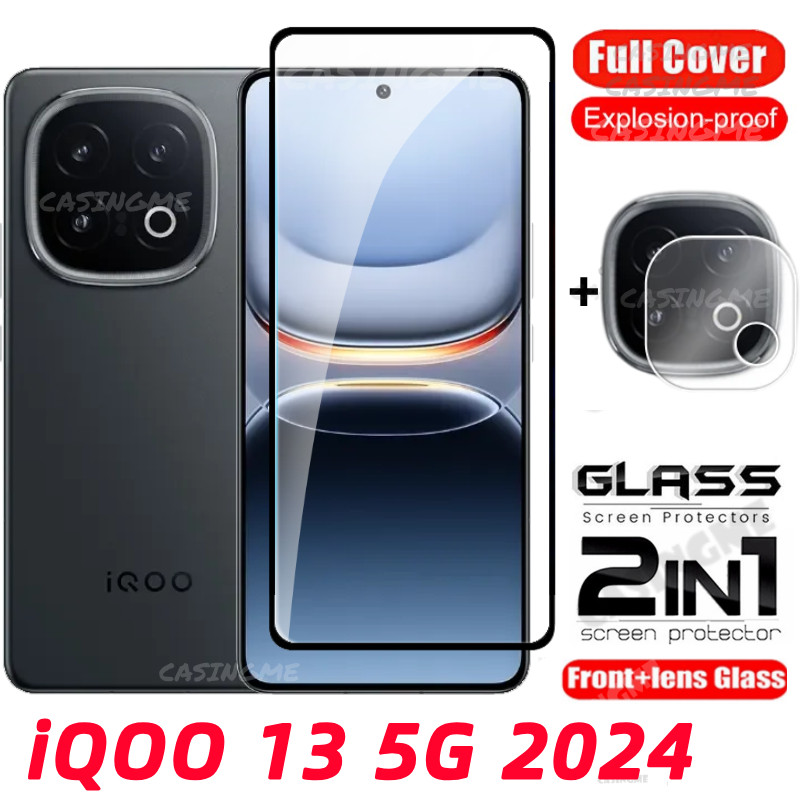 Iqoo 13 5G 2024 ป้องกันหน้าจอโปร่งใสคลุมทั้งหมดฟิล์มสําหรับ iQOO 13 iQOO13 13iQOO 4G 5G 2024 กระจกนิ