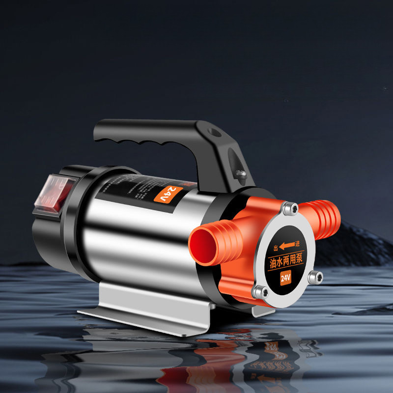 ปั๊มสูบน้ำมันไฟฟ้า12V ปั๊มสูบน้ำมัน24V ปั๊มดีเซล220V น้ำมันขนาดเล็กและน้ำปั๊ม self-priming แบบใช้คู่