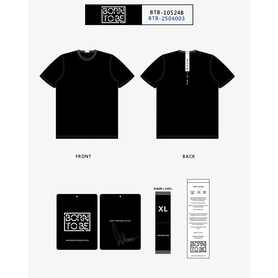 Born To Be T-shirt 4.0 (Black)