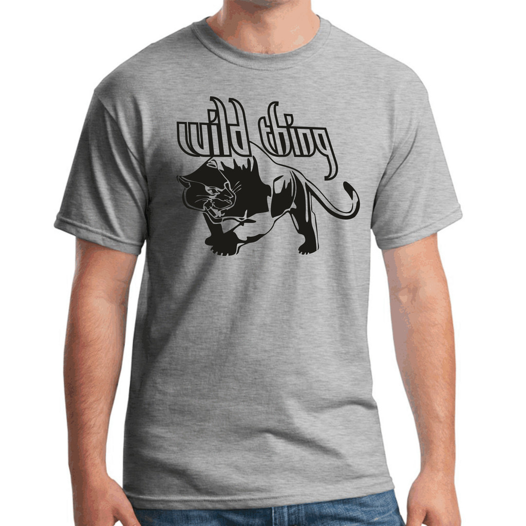 Wild Thing Panther Cat Y Cat Sayings Saying เสื้อยืดสนุก