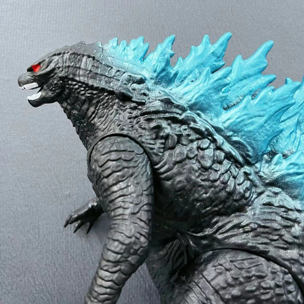 ภาพยนตร์ Furious Godzilla ของเล่น 22 ซม.ไดโนเสาร์ King Kong ยางนุ่ม Joint Movable ตุ๊กตาคอลเลกชันตัวเลขเดสก์ท็อปตกแต่ง - รูปที่ 2