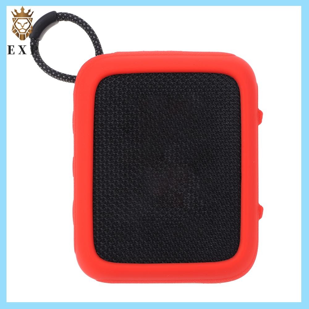 [explosion1.th] ลําโพงเคสซิลิโคนป้องกันรอยขีดข่วนพร้อมคาราบิเนอร์สําหรับ JBL GO 4
