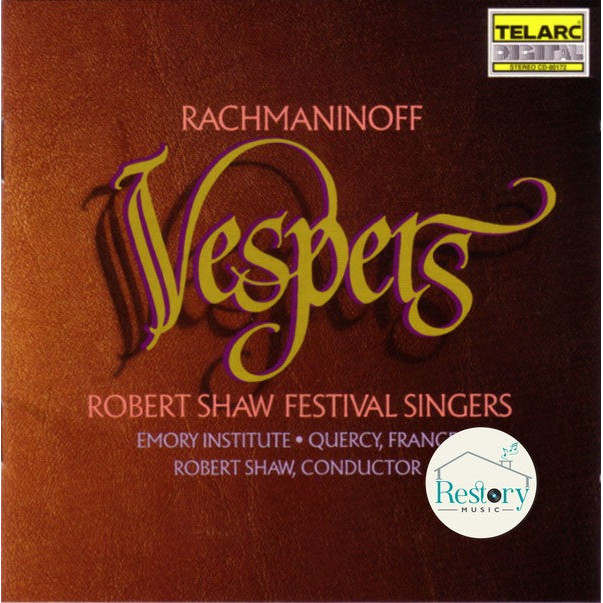 ซีดี Sergei Vasilyevich Rachmaninoff - Robert Shaw Festival Singers / Robert Shaw - Vespers (All-Nig
