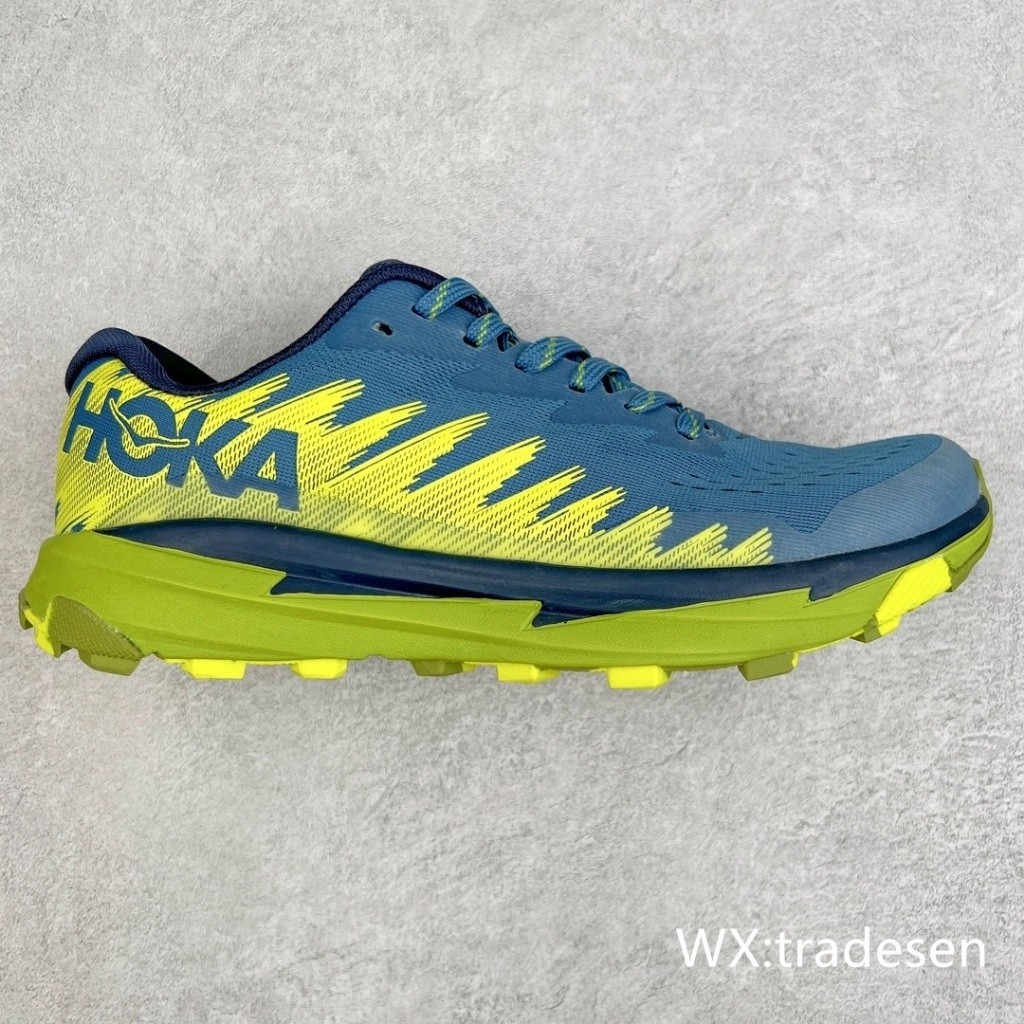 2025New Hoka ONE ONE Torrent 3 thyme/fiesta bluesteel/dark Citron Trail-รองเท้าวิ่ง