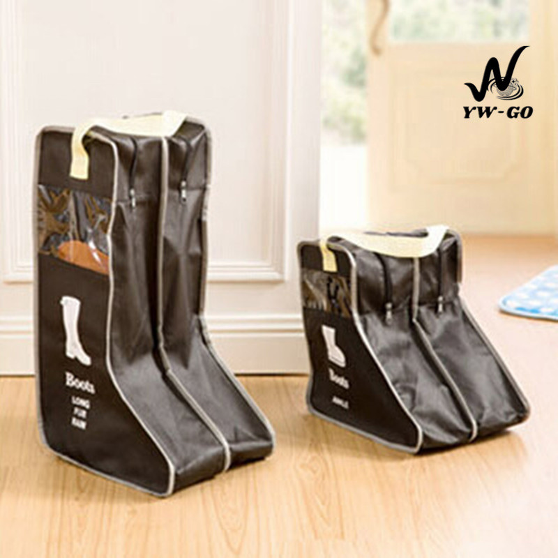 กระเป๋าเก็บรองเท้า กระเป๋าใส่รองเท้า กล่องเก็บรองเท้า บูท มีหูสำหรับหิ้วถือ และ ซิป พกพาสะดวก G3044 - รูปที่ 4