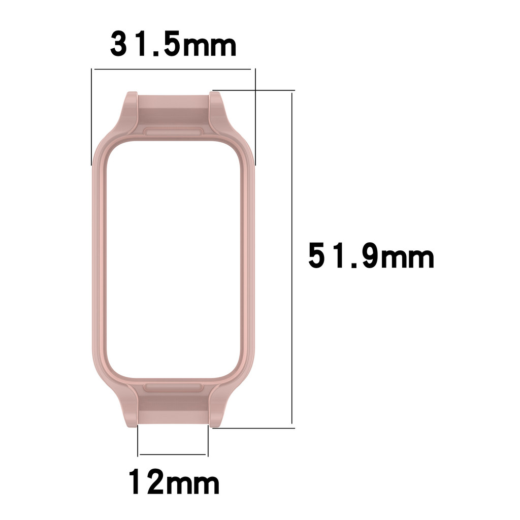 สายซิลิโคน + เคสสําหรับ Samsung Galaxy Fit3 Fit 3 SM-R390 นุ่มสีลูกกวาดนาฬิกาสร้อยข้อมือกีฬาฝาครอบห่วง