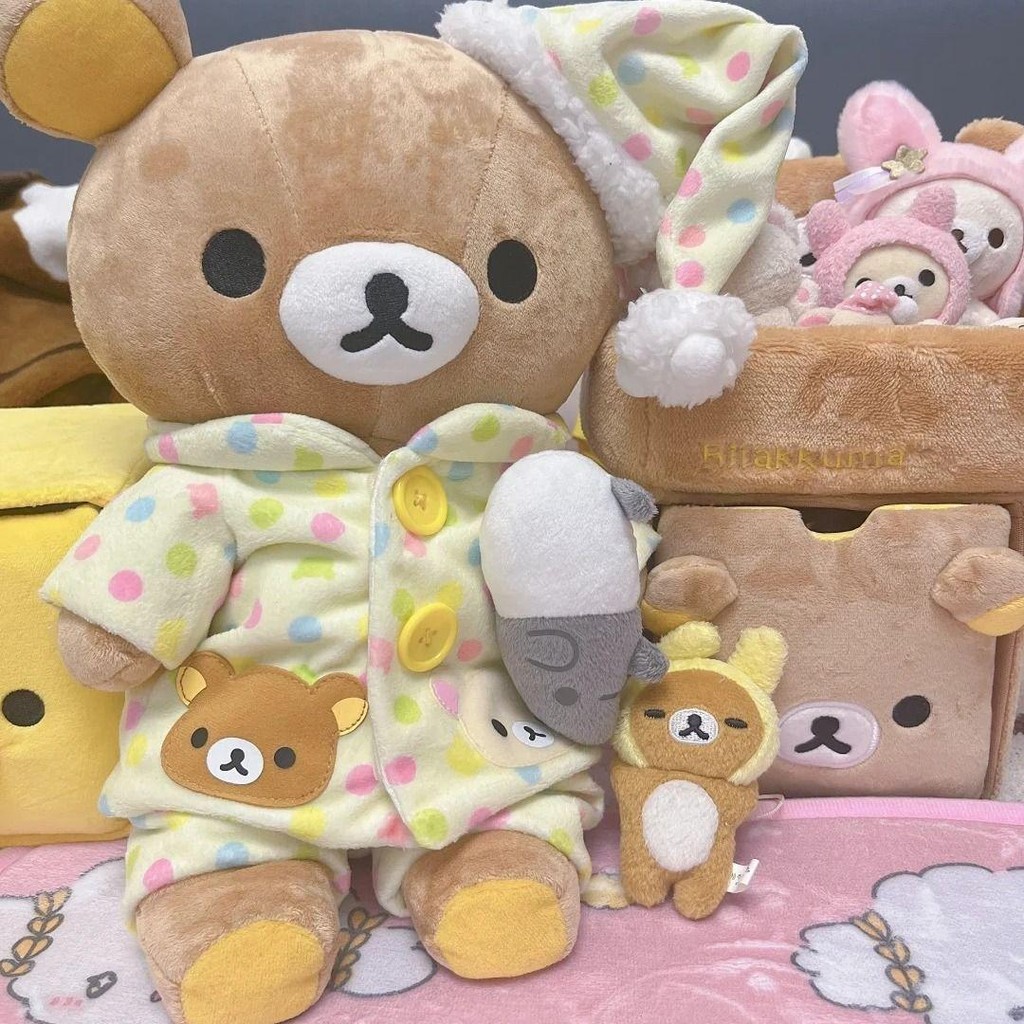 Rilakkuma ยัดไส้ของเล่นน่ารักตุ๊กตาตุ๊กตาหมีตุ๊กตานอนหมอนตกแต่งห้องหมอนอิง C omfort ตุ๊กตาของขวัญวันเกิดสำหรับแฟน ราคา ถูกที่สุด ดีลบีเคเค แกลเลอรีภาพที่ 6